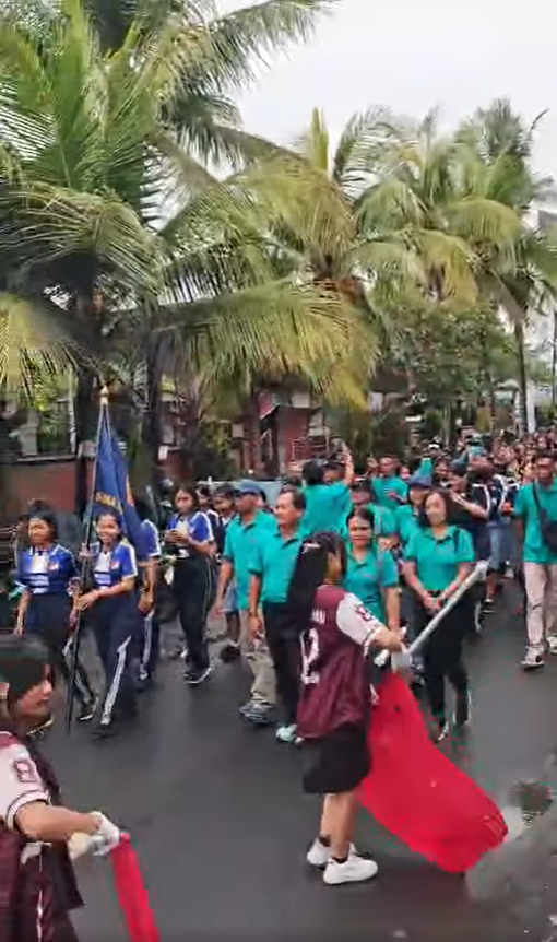 jalan santai HUT yg ke 23